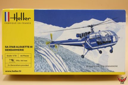 Heller 1/72 SA 316B Alouette III Gendarmerie