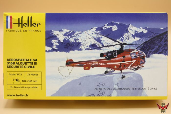 Heller 1/72 Alouette III Sécurité Civile