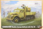 IBG Models 1/72 V3000SM Maultier German Halftrack with Flak 38