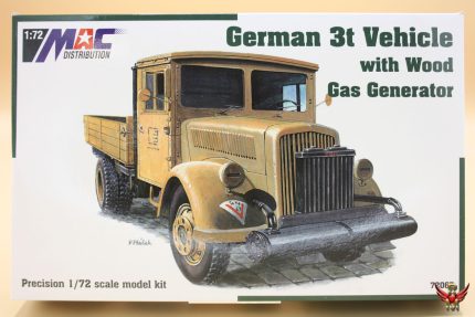 MAC Distribution 1/72 German 3t Vehicle with wood Gas Generator