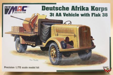 MAC Distribution 1/72 Deutsche Afrika Korps 3t AA Vehicle with Flak 38