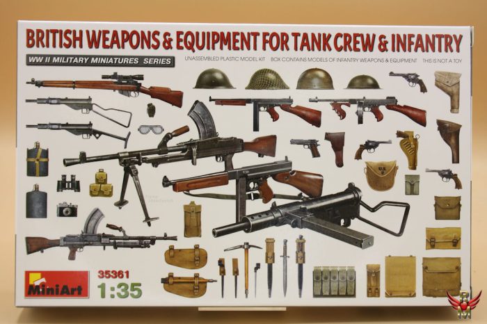 MiniArt 1/35 British Weapons and equipment for tank crew and infantry