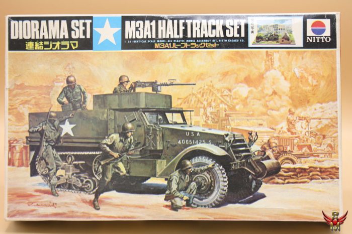 Nitto 1/76 M3A1 Halftrack Set Diorama Set