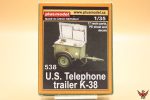 Plus Model 1/35 US Telephone Trailer K-38