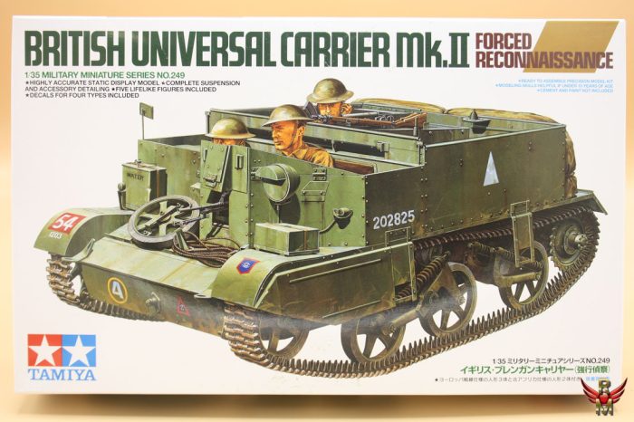 Tamiya 1/35 British Universal Carrier Mk II Forced Reconnaissance