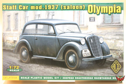 ACE 1/72 Staff Car mod 1937 saloon Olympia