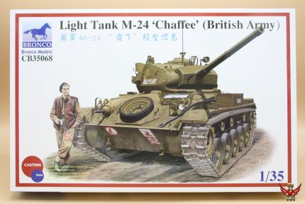 Bronco Models 1/35 Light Tank M-24 Chaffee British Army