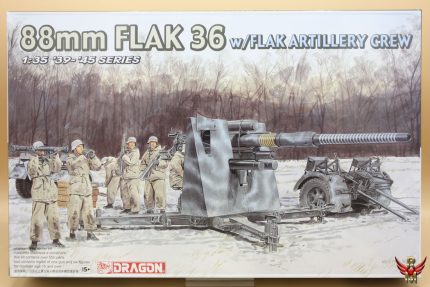 Dragon 1/35 88mm FLAK 36 with FlaK Artillery Crew