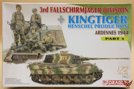 Dragon 1/72 3rd Fallschirmjäger Division and King Tiger Henschel Production Ardennes 1944