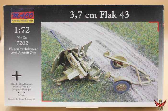 MACO 1/72 37mm Flak 43