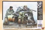 Master Box 1/35 German motorcyclists WW II era