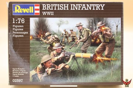 Revell 1/76 British Infantry WWII originally Matchbox