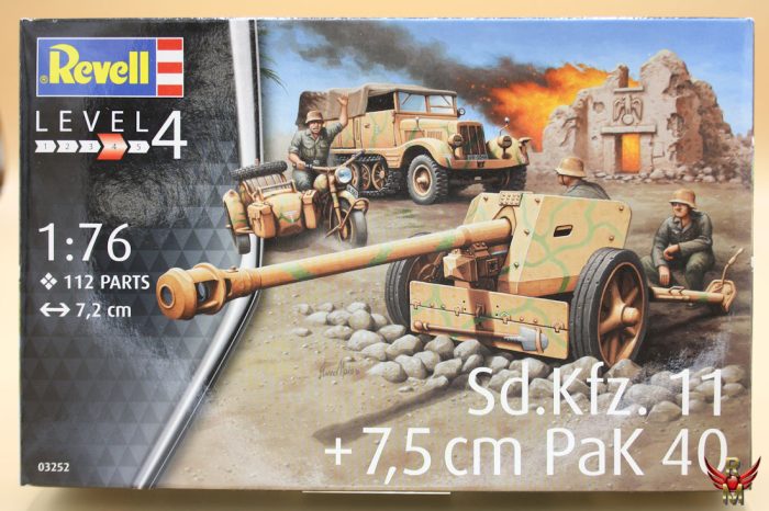 Revell 1/76 Sd Kfz 11 and 75mm Pak 40
