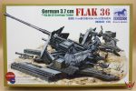 Bronco Models 1/35 German 37mm Flak 36 with Sd Ah 52 Carriage Trailer