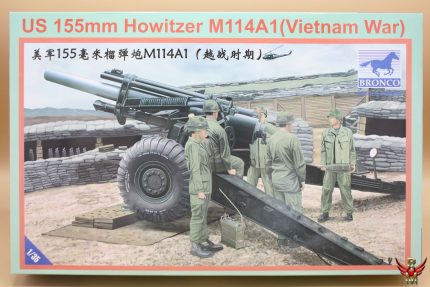 Bronco Models 1/35 US 155 mm Howitzer M114A1 Vietnam War