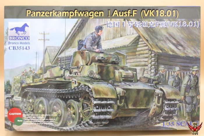 Bronco Models 1/35 Panzerkampfwagen I Ausf F VK 18-01