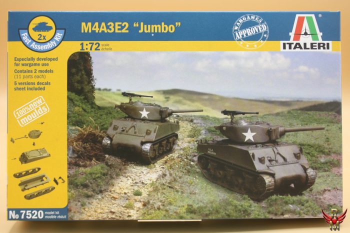 Italeri 1/72 M4A3E2 Sherman Jumbo