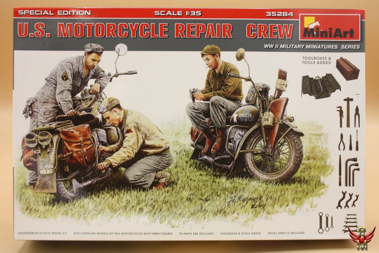 MiniArt 1/35 US Motorcycle Repair Crew Special Edition