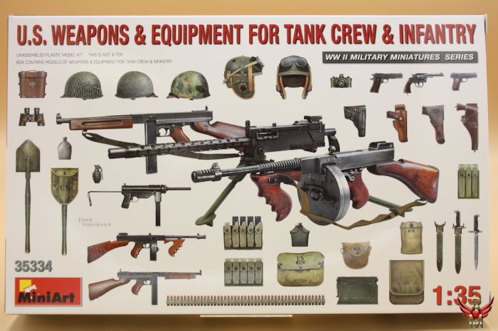 MiniArt 1/35 US Weapons and Equipment for Tank Crew and Infantry