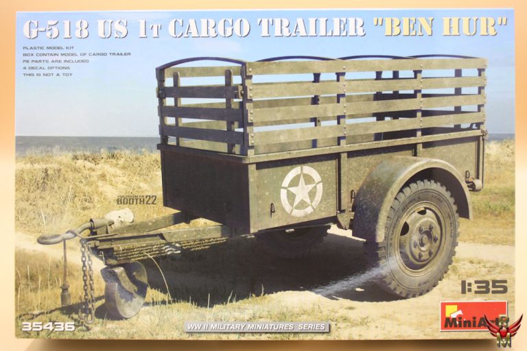 MiniArt 1/35 G-518 US 1T Cargo Trailer Ben Hur