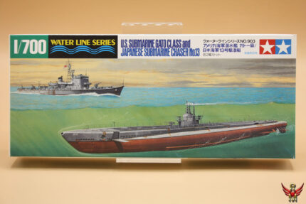 Tamiya 1/700 US Submarine Gato Class & IJN Submarine Chaser No13 water line series