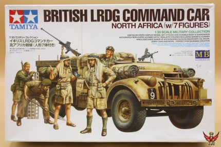 Tamiya 1/35 British LRDG Command Car North Africa with 7 figures
