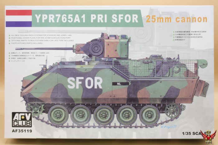 AFV Club 1/35 YPR765A1 PRI SFOR 25mm cannon