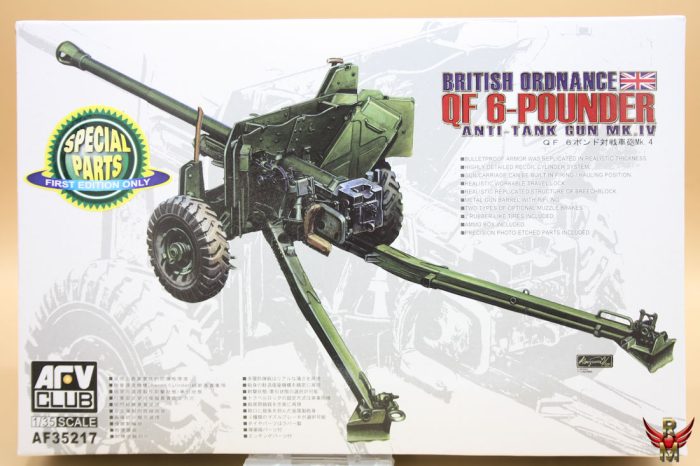 AFV Club 1/35 British Ordnance QF 6-Pounder Anti-Tank Gun Mk IV