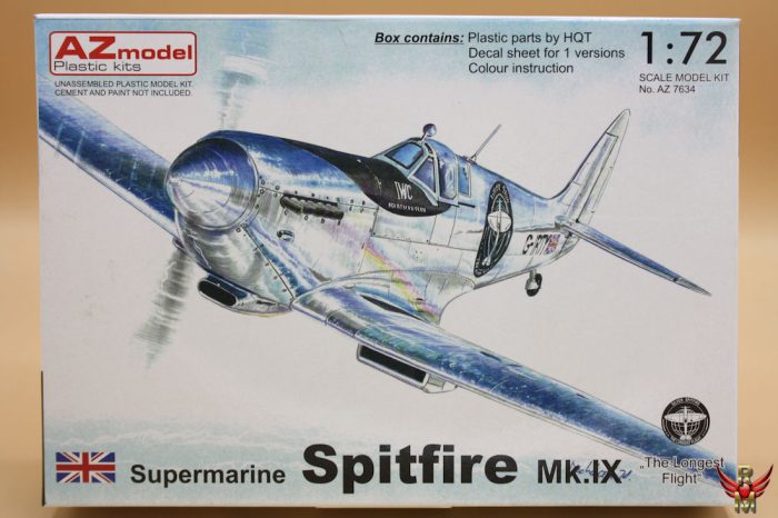 AZ Model 1/72 Supermarine Spitfire Mk IX The Longest Flight