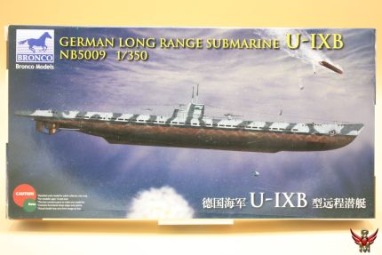 Bronco Models 1/350 German Long Range Submarine Type U-IXB