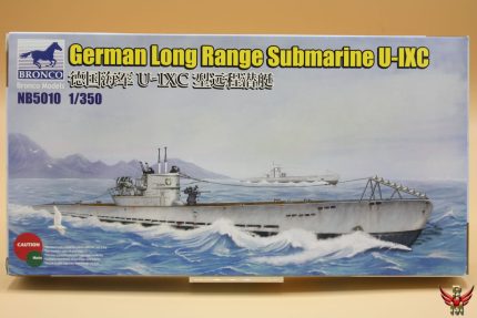Bronco Models 1/350 German Long Range Submarine Type U-IXC