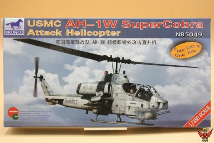 Bronco Models 1/350 USMC AH-1W Super Cobra Attack Helicopter