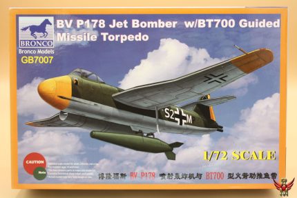 Bronco Models 1/72 BV P178 Jet Bomber with BT700 Guided Missile Torpedo