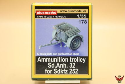 Plus Model 1/35 Ammunition trolley Sd Anh 32 for Sd Kfz 252