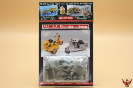 Plus Model 1/35 US Scooter sidecar