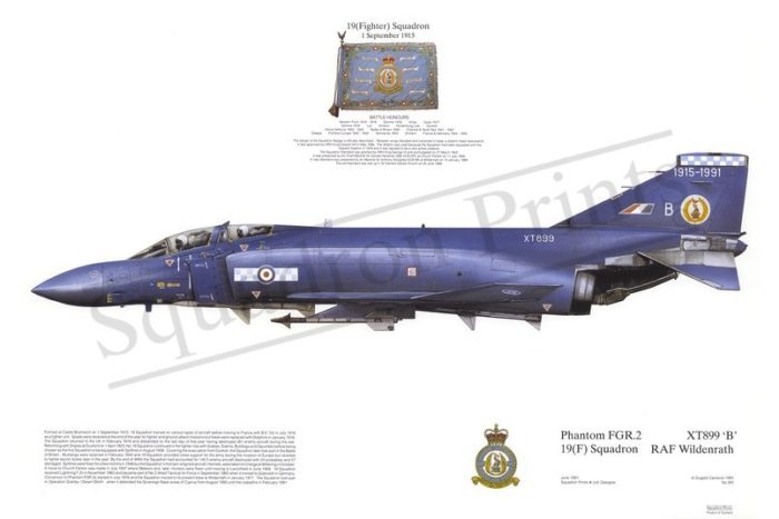 Squadron Prints Phantom FGR2 Great Britain