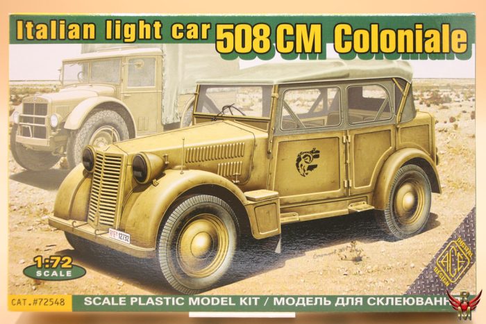 ACE 1/72 Italian Light Car 508 CM Coloniale