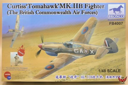 Bronco Models 1/48 Curtiss Tomahawk Mk II B Fighter