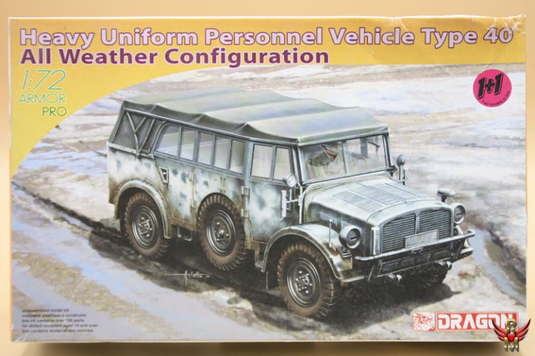 Dragon 1/72 Heavy Uniform Personnel Vehicle Type 40