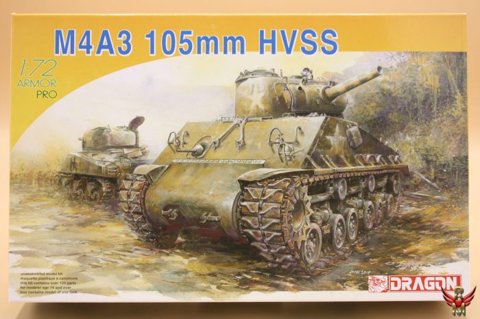 Dragon 1/72 M4A3 105 HVSS Sherman