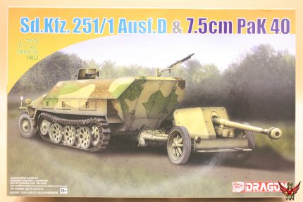 Dragon 1/72 Sd Kfz 251/1 Ausf D and 75mm Pak 40 Schützenpanzerwagen