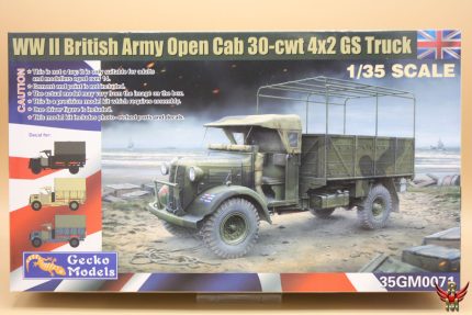 Gecko Models 1/35 WW II British Army Open Cab 30-cwt 4x2 GS Truck