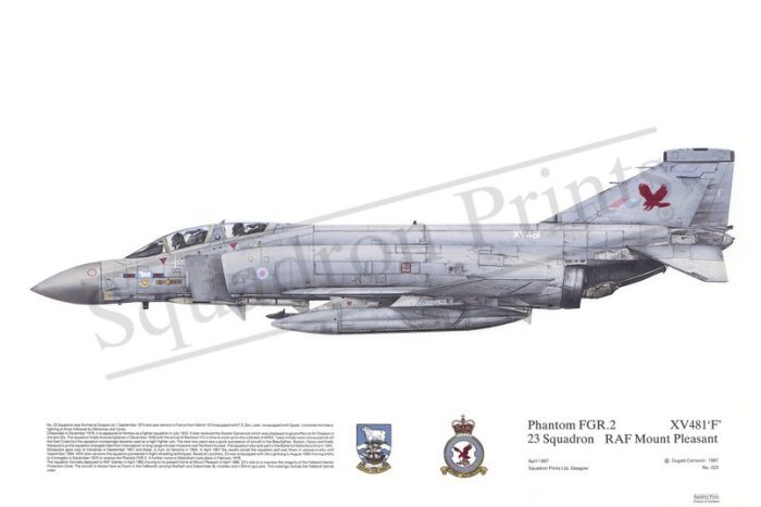 Squadron Prints Phantom FGR2 Great Britain