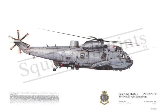 Squadron Prints Sea King HAS5 Great Britain