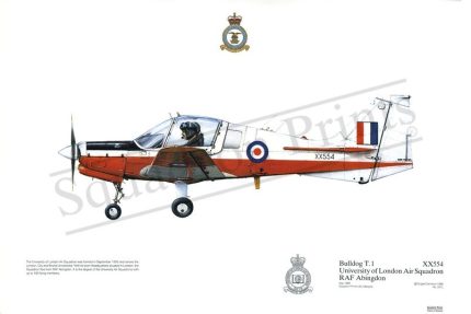 Squadron Prints Bulldog T1 Great Britain