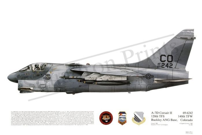 Squadron Prints A-7D Corsair II USA