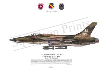 Squadron Prints F-105D Thunderchief USA