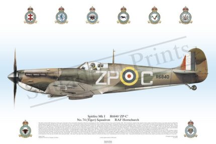 Squadron Prints Spitfire Mk I Great Britain