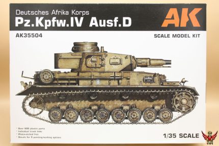 AK Interactive 1/35 Deutsches Afrika Korps Pz Kpfw IV Ausf D