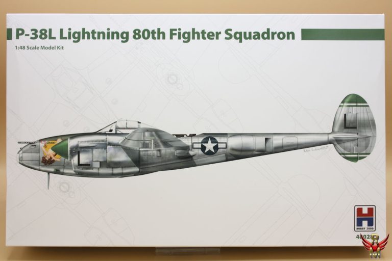 Hobby 2000 1/48 P-38L Lightning 80th Fighter Squadron
